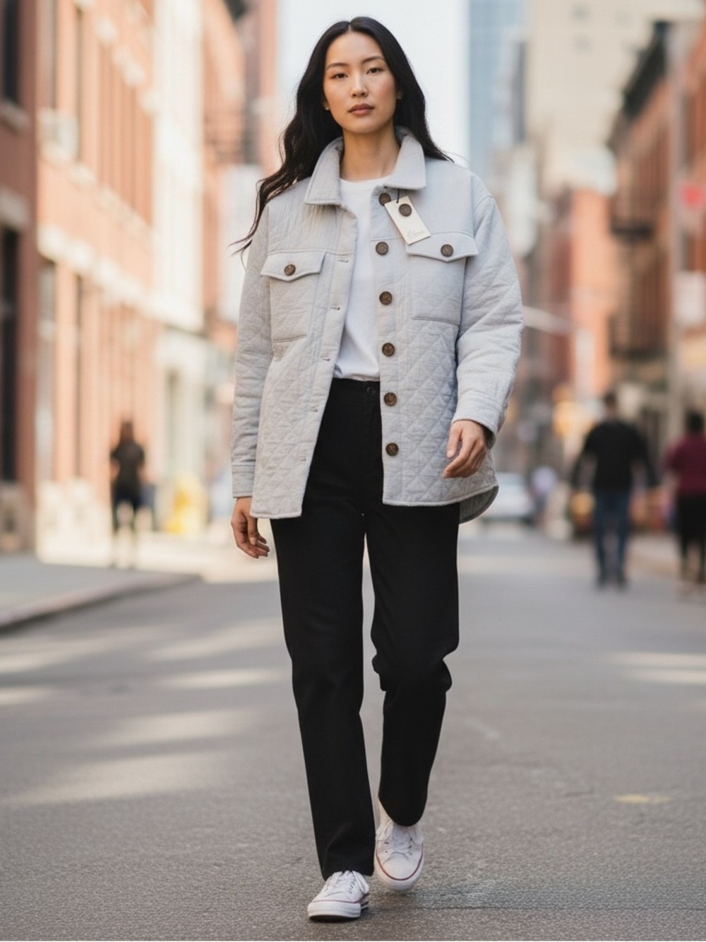 Elan Quilted Shacket Jacket - NWT